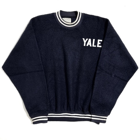 60s CHAMPION "YALE" NYLON PILE SWEAT.