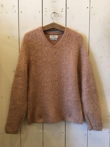 50s Lauter's MOHAIR KNIT SWEATER.