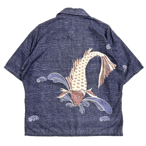 70s~ OP "KOI FISH" S/S. SHIRT.