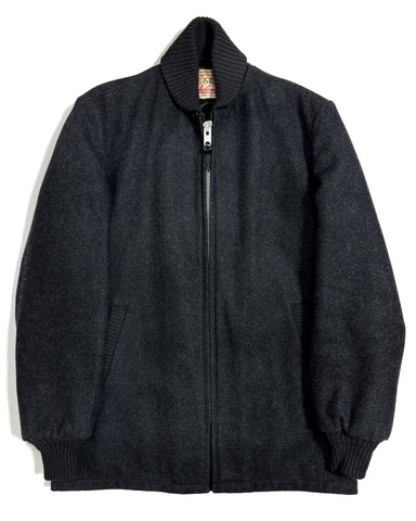 60s LAKELAND NON WASH "BLACK" CLICKER JACKET.