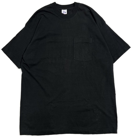 ①90s BVD ONE WASH "BLACK" POCKET Tee.