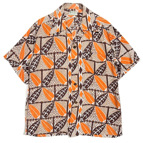 50s MALIHINI HAWAIIAN SHIRT.