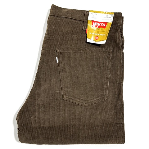 80s Levi's DEAD STOCK 519-1529 CORDUROY PANTS.