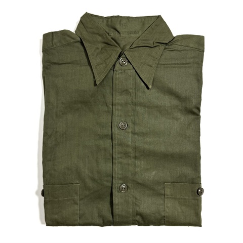 40s U.S.NAVY DEAD STOCK COTTON POPLIN SHIRT.
