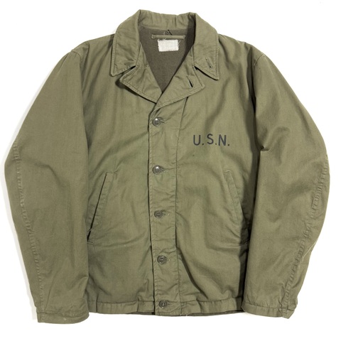 40s U.S.NAVY ONE WASH N-4 JACKET.