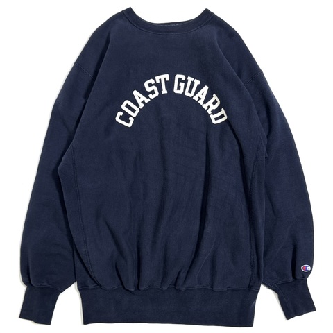 90s CHAMPION "COAST GUARD" MILITARY REVERSE WEAVE.