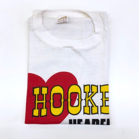 ~80s HOOKER HEADERS DEAD STOCK PRINT Tee.