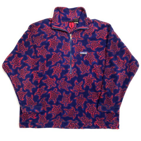90s patagonia HALF ZIP. FLEECE JACKET.