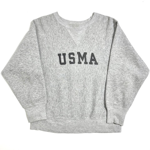 80s CHAMPION "U.S.M.A." MILITARY REVERSE WEAVE.