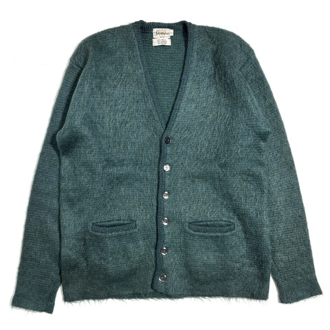 60s SPORTSWEAR MOHAIR CARDIGAN.