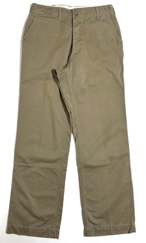 ~40s U.S.ARMY "METAL BUTTON" CHINO TROUSERS.