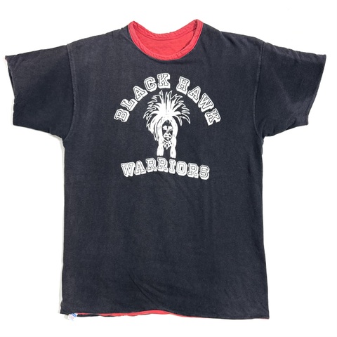 70s CHAMPION "BLACK BODY&INDIAN HEAD " REVERSIBLE Tee.