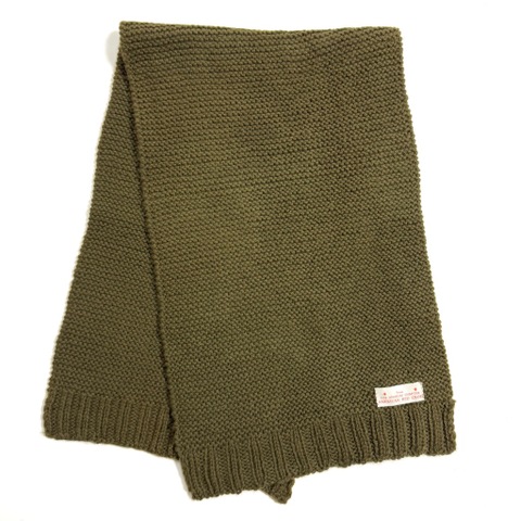 W.W.II. AMERICAN RED CROSS MILITARY KNIT SCARF.
