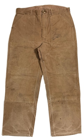 60s CARHARTT "TRIPLE NAME" W-KNEE PAINTER PANTS.