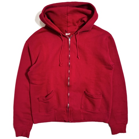 ~60s BRENT "SEPARATE POCKET" FULL ZIP. SWEAT PARKA.