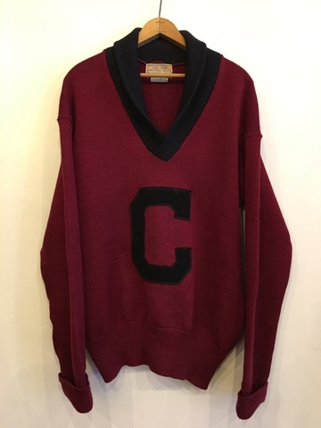 60s CHICAGO KNITTING MILLS LETTERD KNIT.