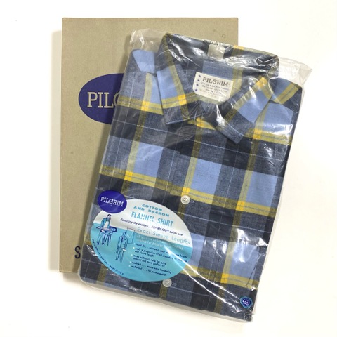 60s PILGRIM DEAD STOCK FLANNEL SHIRT.