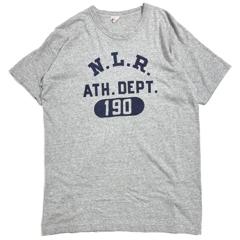 60s CHAMPION "INK PRINT" COLLEGE Tee.