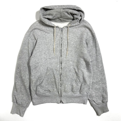 80s HANES W-FACE FULL ZIP. PARKA.