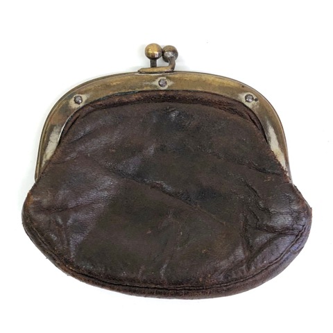 40s~ LEATHER COIN PURSE