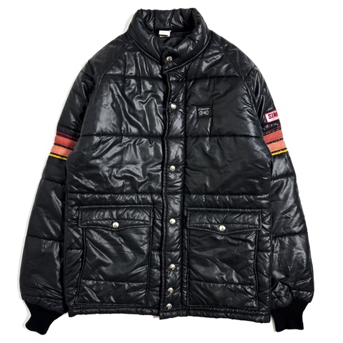 ~80s SIMPSON NYLON RACING JACKET.