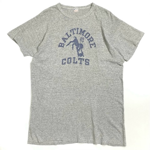 60s CHAMPION "BALTIMORE COLTS" PRINT Tee.