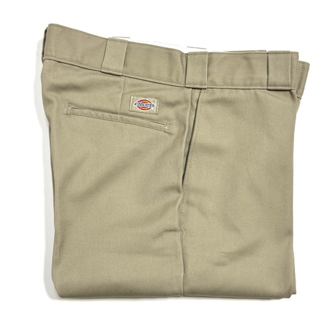 90s DICKIES DEAD STOCK "BEIGE" 874 WORK PANTS.