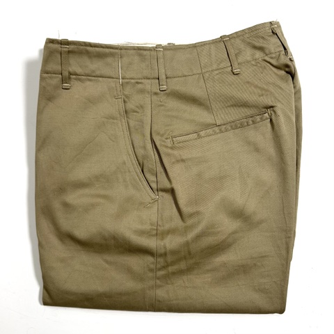 40s U.S.ARMY DEAD STOCK 45KHAKI CHINO TROUSERS.
