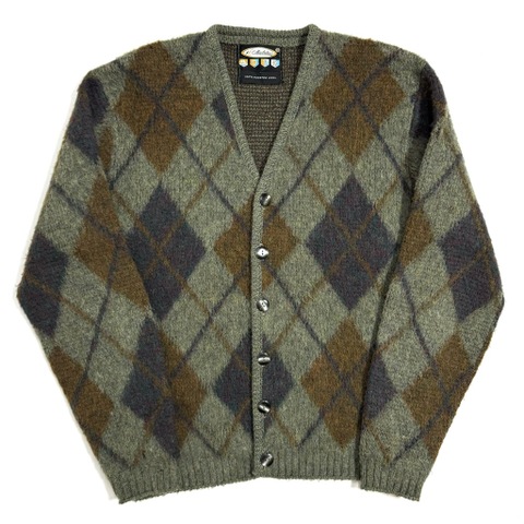 60s MANHATTAN WOOL KNIT CARDIGAN.