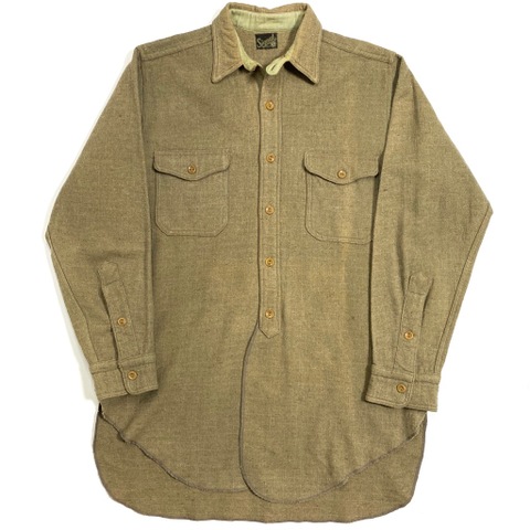 30s SIGNAL WOOL SHIRT with CHINSTRAP.