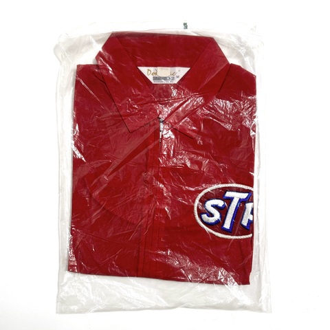 ~70s STP DEAD STOCK "M" NYLON RACING JACKET.