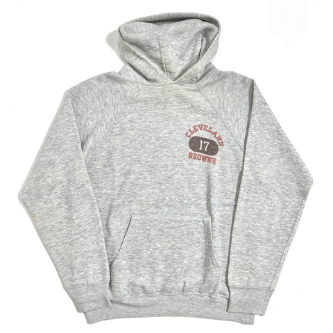 80s CHAMPION "INK PRINT" SWEAT PARKA.