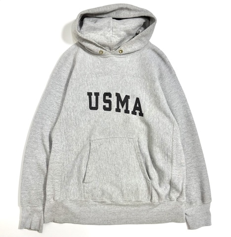 80s CHAMPION "U.S.M.A." MILITARY REVERSE WEAVE PARKA.