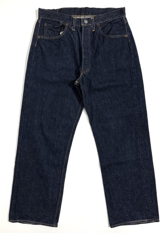 50s LEVI'S 501XX LEATHER DENIM PANTS.