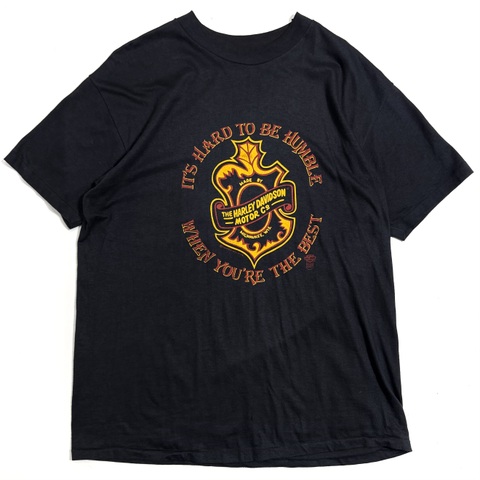 80s HARLEY DAVIDSON "CLASSIC LOGO" BIKER Tee.