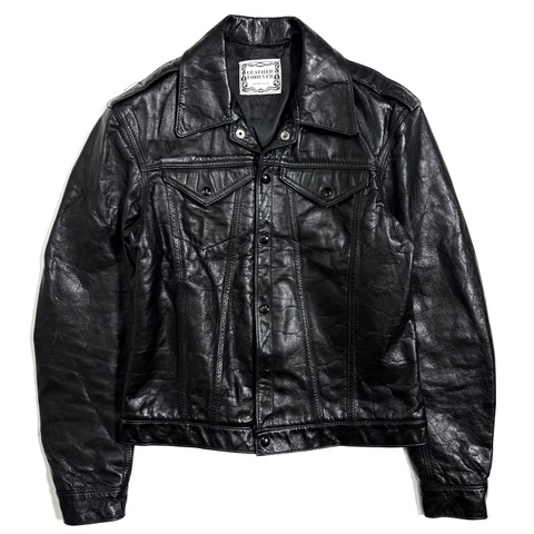 ~80s LEATHER FOREVER "3rd TYPE" LEATHER JACKET.