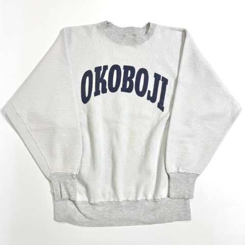 90s CHAMPION "REVERSE SIDE PRINT" REVERSE WEAVE.