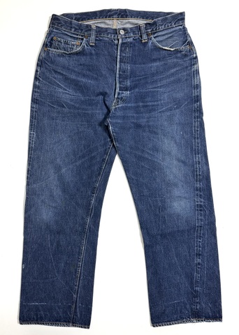 50s LEVI'S "ONE SIDE TAB." 501XX DENIM PANTS.