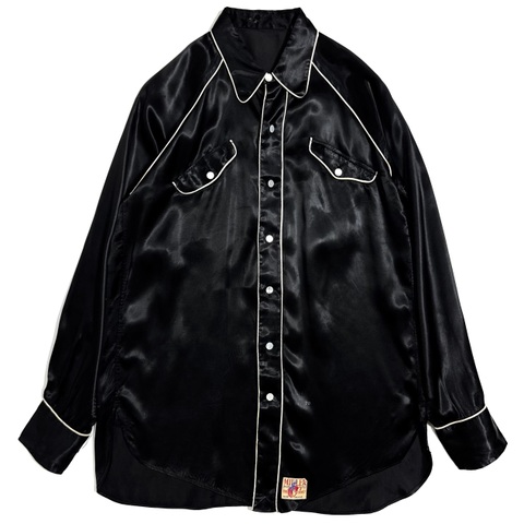 40s~ MILLER "BLACK" WESTERN SHIRT.