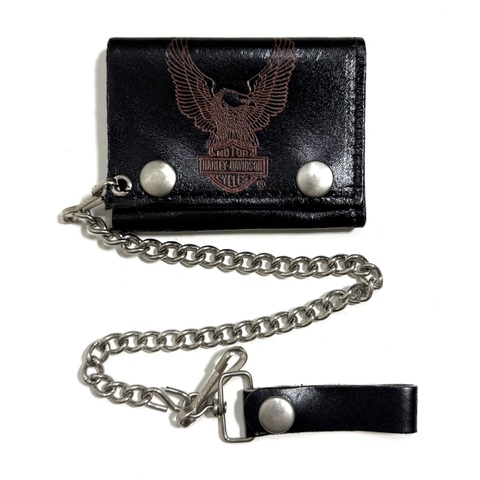 80s~ HARLEY DAVIDSON DEAD STOCK "EAGLE" BIKER WALLET.