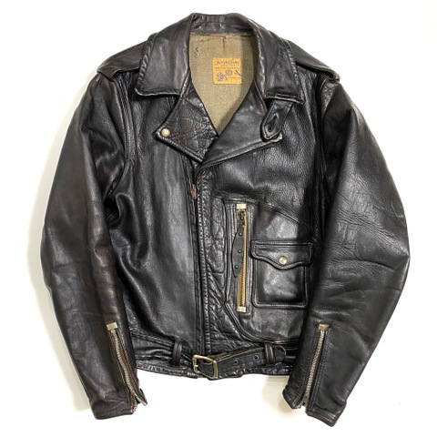 40s BECK HORSE HIDE 333 RIDERS JACKET.