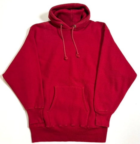 70s CHAMPION ONE COLOR TAG. REVERSE WEAVE PARKA.