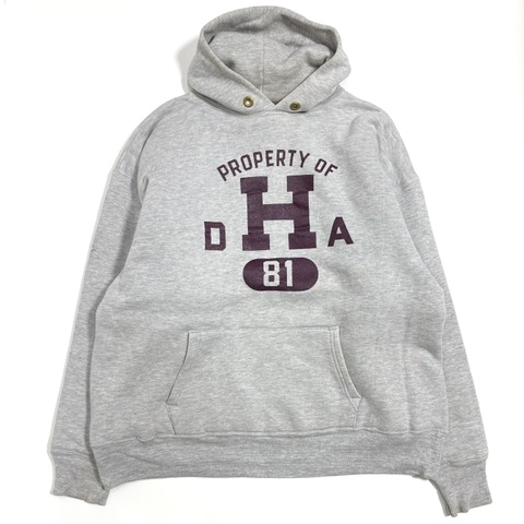 80s CHAMPION "HARVARD" W-FACE REVESE WEAVE PARKA.
