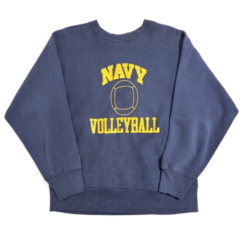 80s CHAMPION "NAVY VOLLEYBALL" MILITARY REVERSE WEAVE.