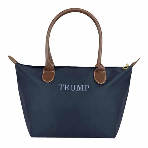トランプ ナイロン トート - ネイビー
