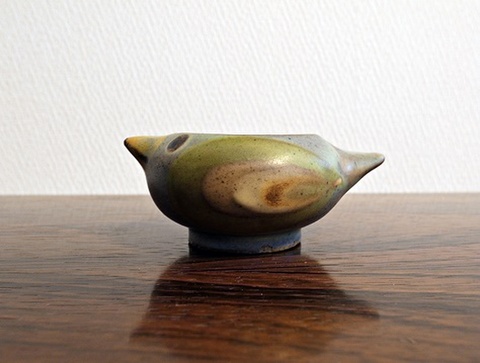 DYBDAHL/ディブダール/小鳥エッグカップ　ブラウン系　北欧雑貨 Dybdahl / ディブダールのエッグカップ | 菫堂 《北欧