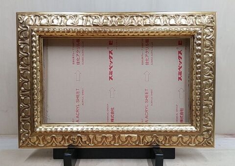 【さらにお値下げ中！】メキシコ製アートワーク☆レザー☆オリンポ（額縁つき） FUJICOLOR 木製額縁 M12 アクリル 全紙 | アサヌマネットショップ