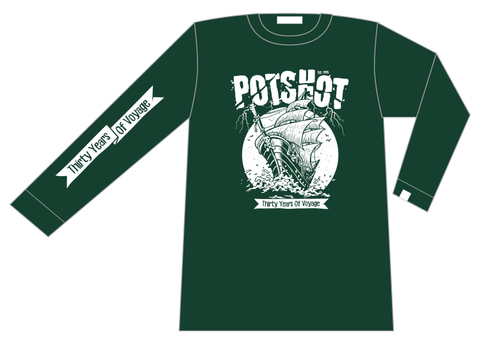 POTSHOT 長袖 T-sh Pirate アイビーグリーン