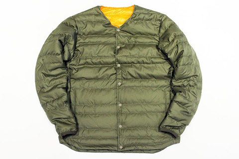 COOCHUCAMP (クーチューキャンプ) " Happy Switching Down Jacket "Reversible