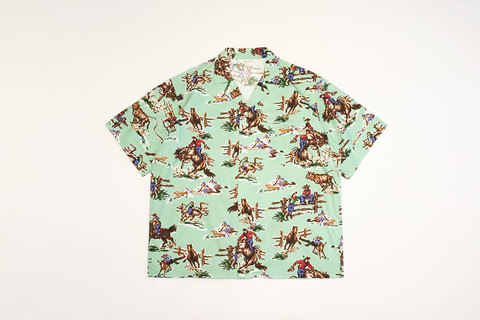TOWN CRAFT (タウンクラフト) " pajama printed ss shirts "
